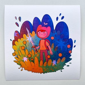 Rainbow Adventurer Art Print | Giclée Print, Kunstdruck