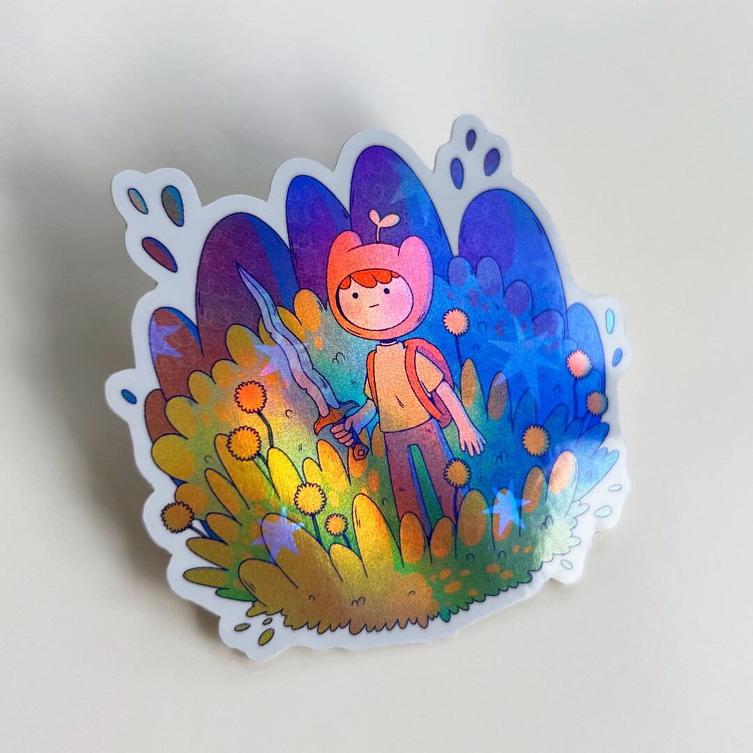 Rainbow Adventurer Holographic Sticker | Journaling, Planner Sticker ...