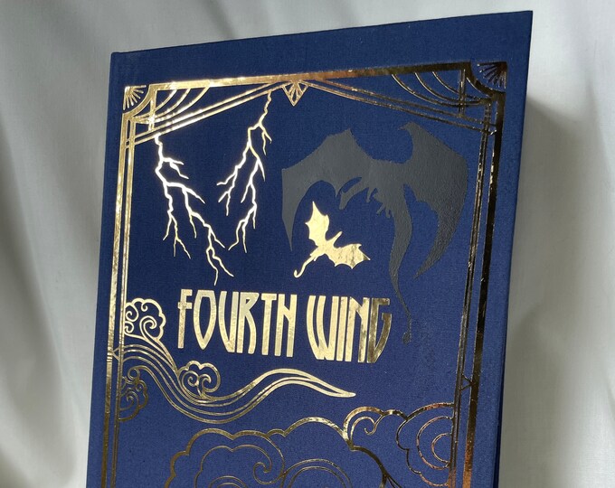 Special Edition Fourth Wing Rebind Handbound Hardback Copy of the First