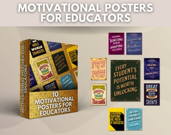 Motivational Posters for Teachers: Inspire, Empower, and Elevate Excellence!