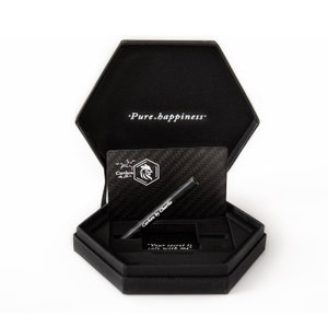Carbon By Charlie Perfect Paar Pure Carbon Faserkarte und Strohhalm Schneidekit