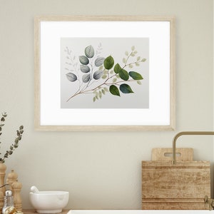 Unique eucalyptus picture series as art prints, posters and gifts for a harmonious atmosphere in your home
