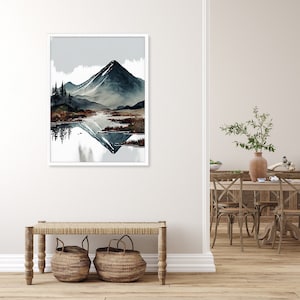 Scottish Highlands Wall Art, Unframed Print, Home Decor, Living Room Poster Gift Poster, Landscape Print Art, Highlands of Scotland