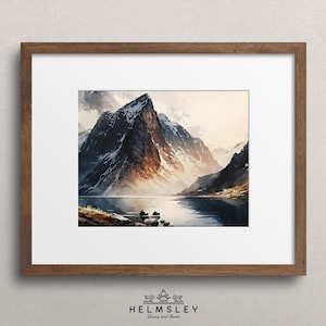 Norway&#39;s Fjords: An exceptional gift that captures the magic of Norwegian nature, as an art print and poster
