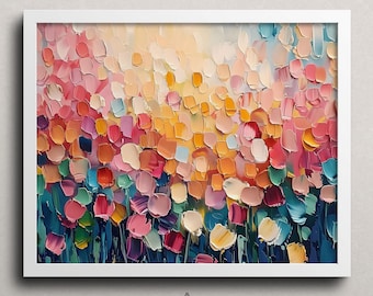 Unique flower poster in farmhouse style - gift for nature lovers, high-quality print brings floral art into your home! Now available!