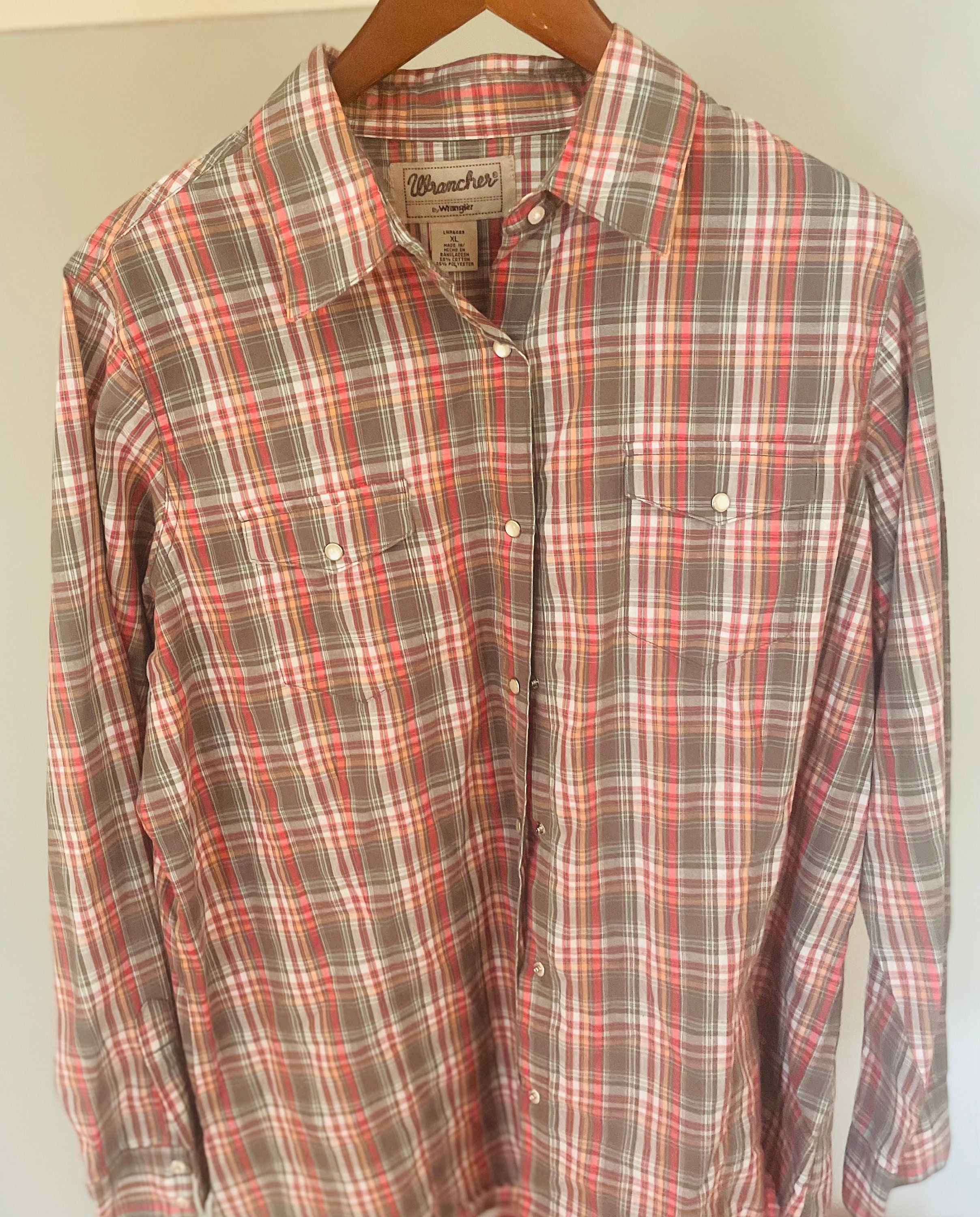 Ladies Wrangler Wrancher Button Down - Etsy