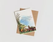 Winnie-the-Pooh Baby Card, Classic Pooh Baby Shower Card, Printable, Expecting Mom Dad,Winnie-the-Pooh Quot, New Baby Congratulations