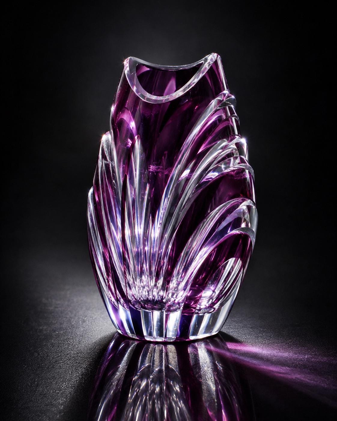 Val Saint Lambert Vase - Etsy
