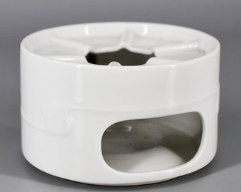 Rosenthal Asimmetria designer Björn Wiinblad white teapot warmer porcelain D11cm as good as new