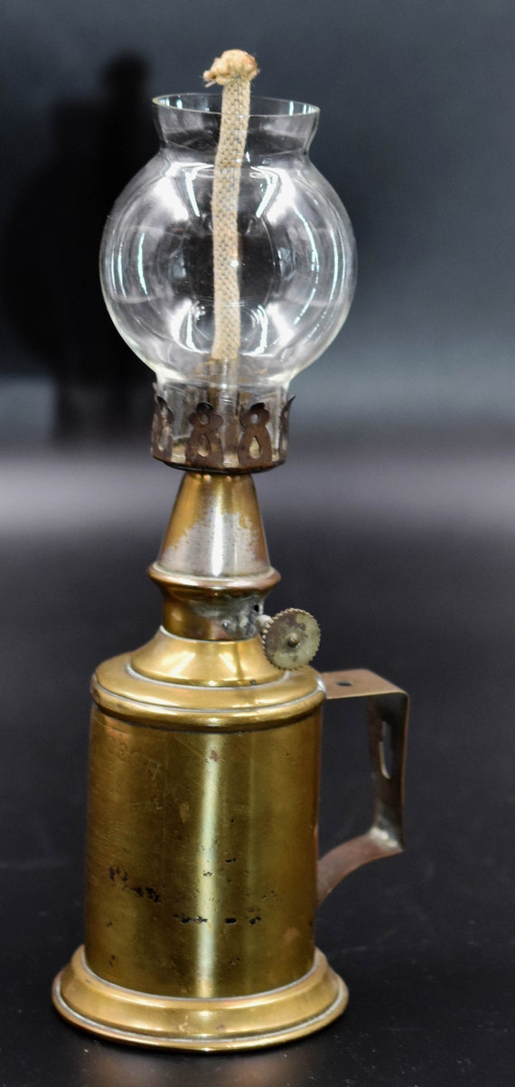 Ancienne Lampe Abeille en Laiton doré - Type Pigeon - Décoration - RETRO BROC