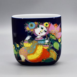 Rosenthal Björn Wiinblad 1001 night studio-line designer Björn Wiinblad oval vase H14.5 cm 1st choice signed