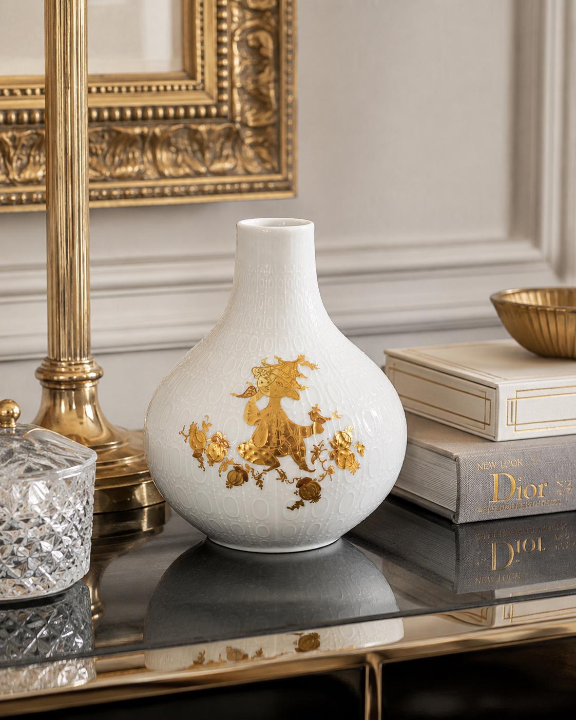 Rosenthal Romanze Primavera Vase by Bjorn Wiinblad, Vintage 1960