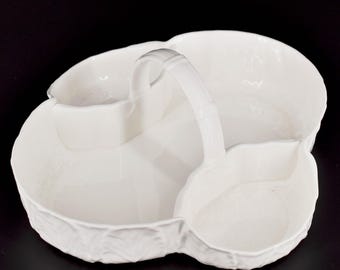 Coalport Wedgwood Countryware Erdbeerkorb Strawberry Basket Porzellan Bone China L26,5cm