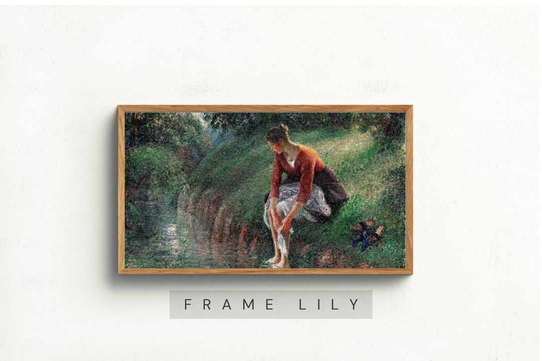 Samsung Frame TV Art Vintage Painting, Vintage Painting Frame TV