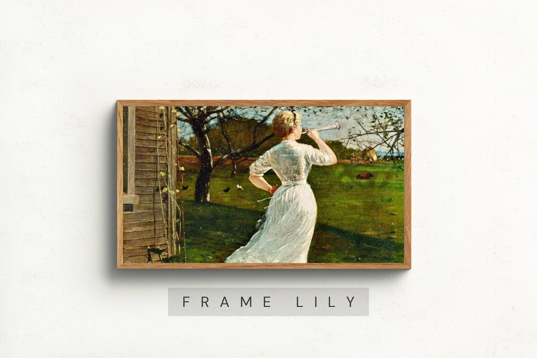 Samsung Frame TV Art Vintage Painting, Vintage Painting Frame TV