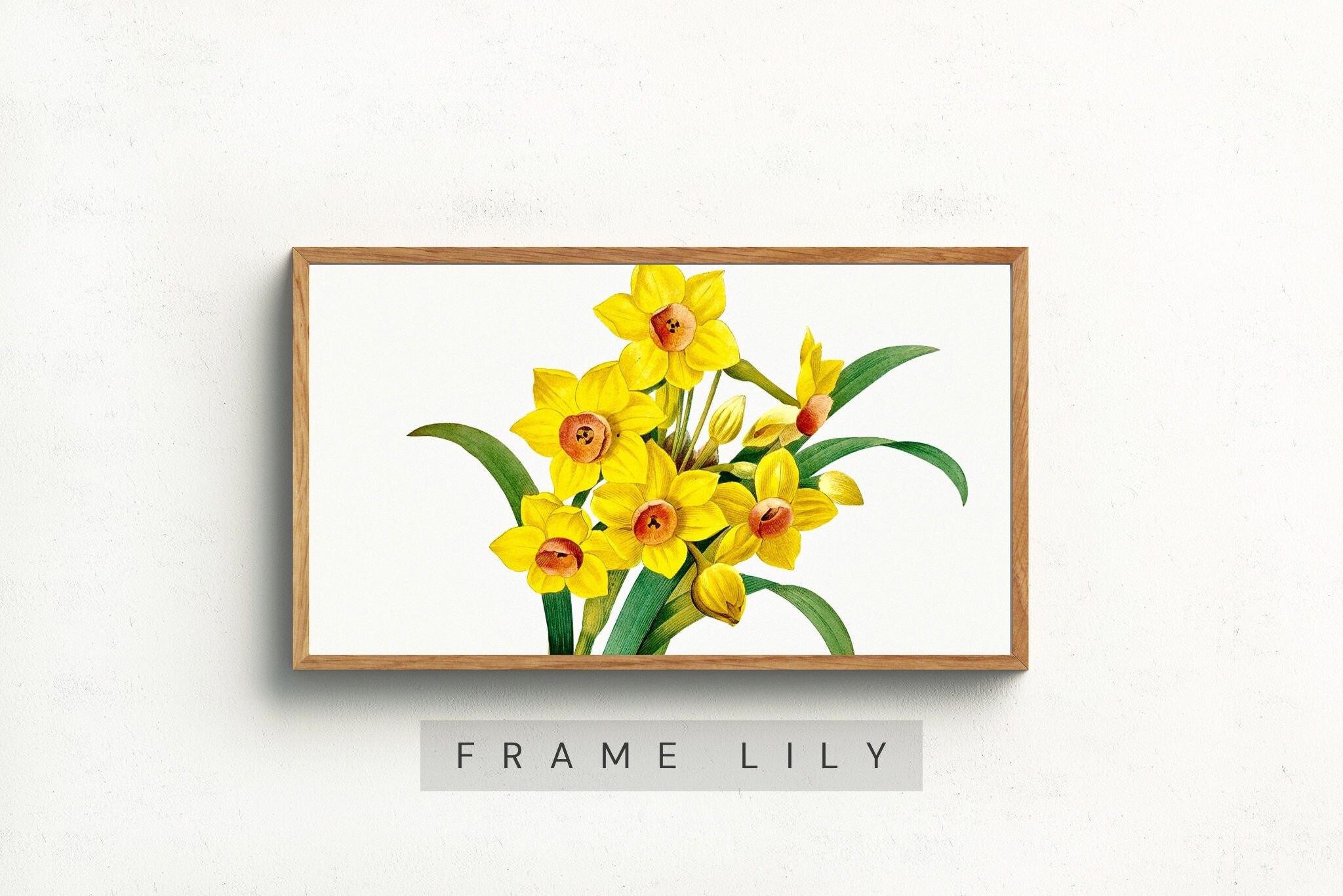 Samsung Frame TV Art Vintage Art Painting, Frame Tv Art Spring, Spring