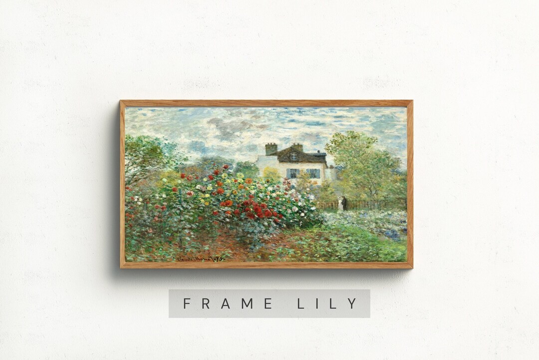 Samsung Frame TV Art Vintage Art Painting, Frame Tv Art Spring, Spring