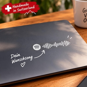 Benutzerdefinierter Spotify Code Vily Aufkleber für Auto, Tasse, Wasserflasche, Fahrrad, Laptop Fenster
