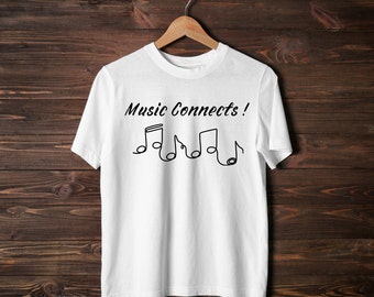 Music Connects ! - Unisex T-shirt