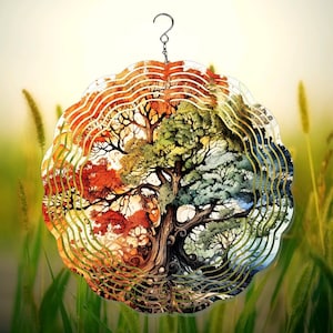 Tree Wind Spinner