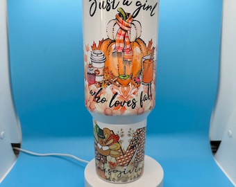 40oz  Girl who loves Fall Quencher