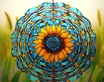 Sunflower Wind Spinner
