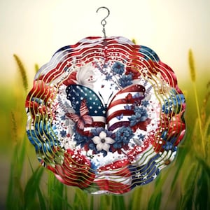 patriotic wind spinner
