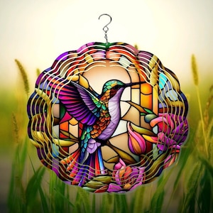 hummingbird Wind Spinner