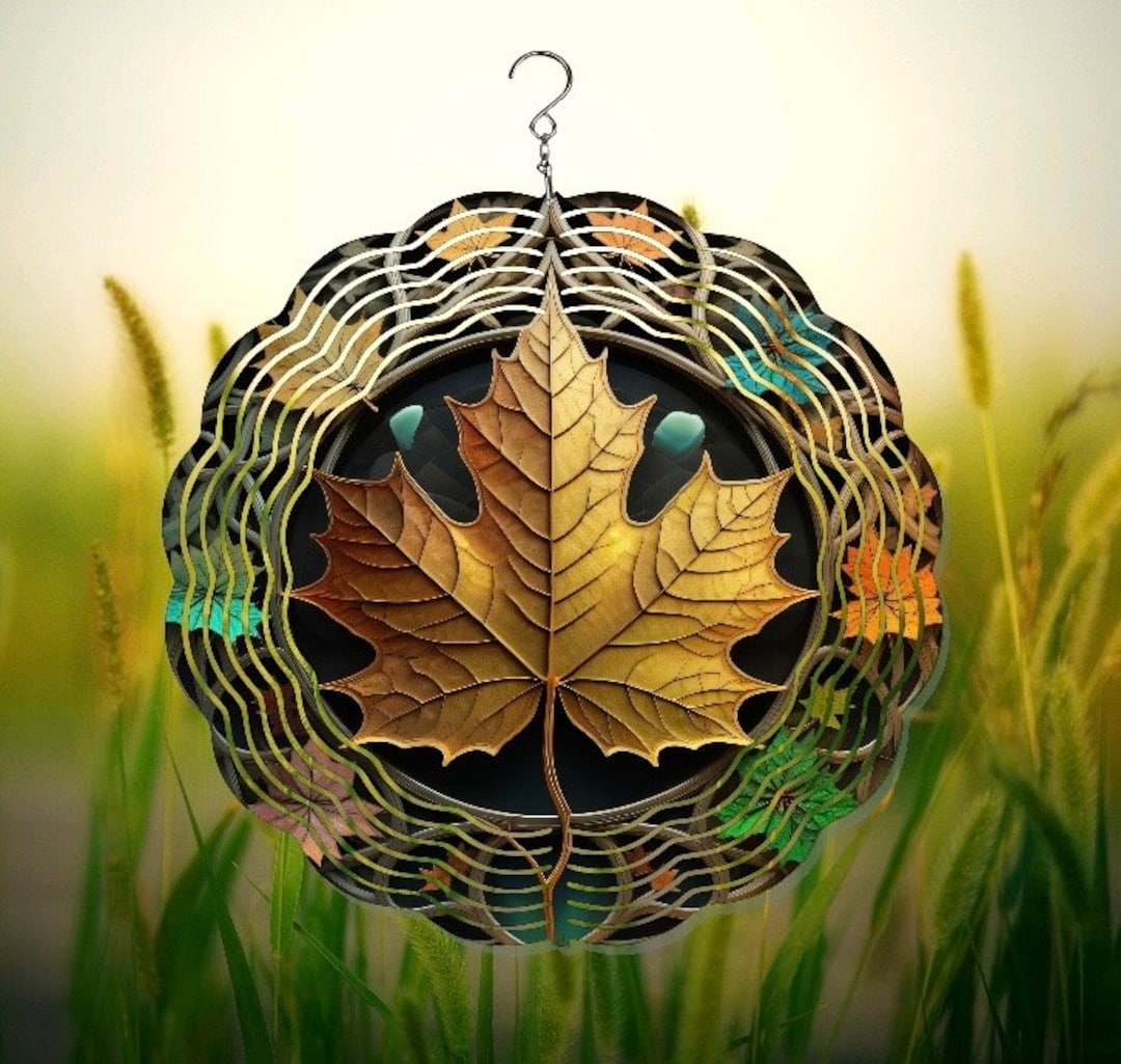 Fall Leaves Wind Spinner - Etsy
