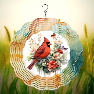 Cardinal Wind Spinner
