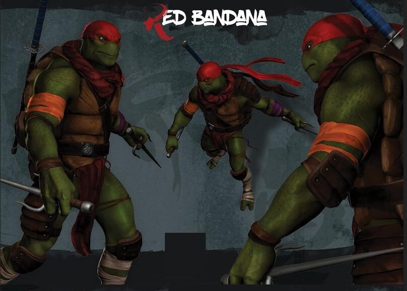 TMNT Raphael Red Bandana Teenage Mutant Ninja Turtles 3D STL - Etsy