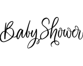 Baby shower decals, baby shower, baby shower sign, baby shower party, event signs, signage, events, baby shower sticker, baby shower event