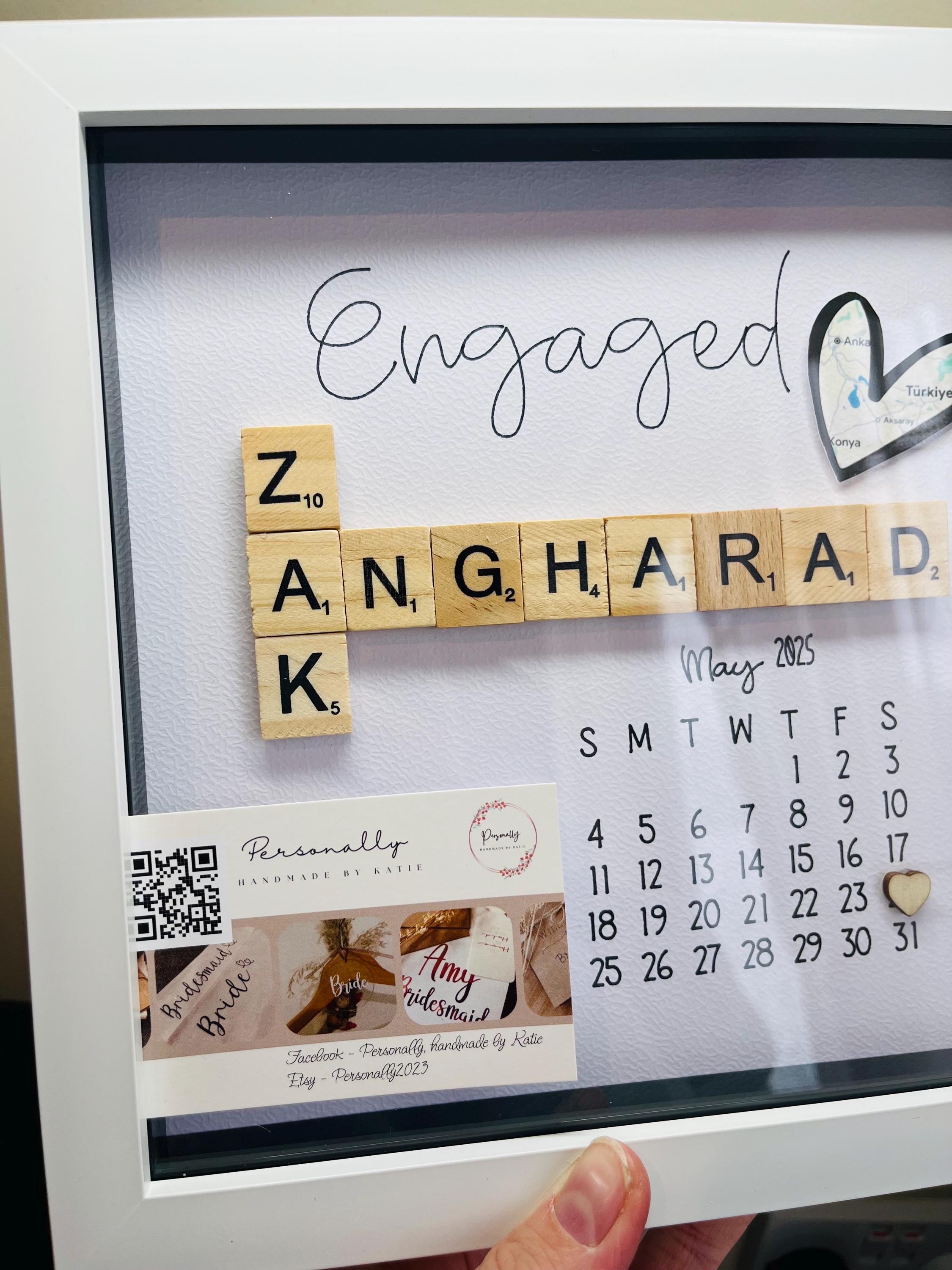 Deep Box Frames, Engagement Gifts, Engagement Gifts for Couples ...