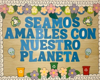 Día del Planeta Tierra Deco Set - Decoracion de salon y aula de clases