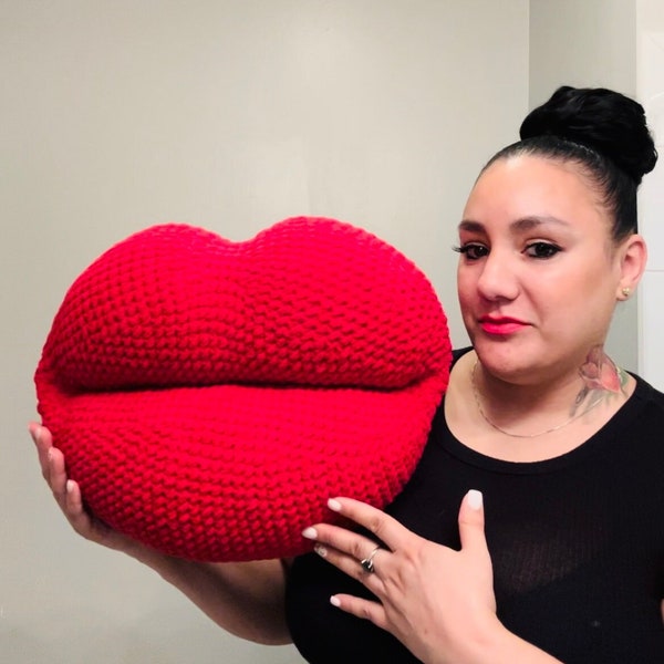 Lips Pillow Etsy