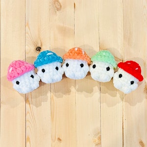 Kawaii Mushroom Plush, Amigurumi Mushroom, Handmade Mushroom, Crochet Mushroom, Mushroom Keychain, Bag Charm, Handmade Gift, Kawaii Keychain