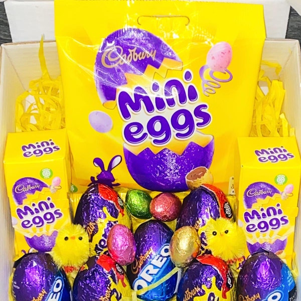 ULTIMATE EASTER Cadburys Chocolate Box! FREE Personalisation! Packed Full of Suprises! Gift, Birthday, Easter, Anniversary, Big