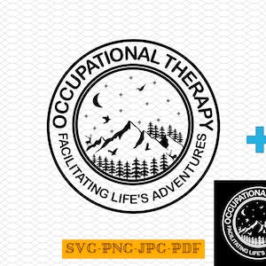 Occupational Therapy SVG, OT svg, Health care svg, Cut file, Occupation svg, Therapist svg, Therapy svg, Cricut, PNG