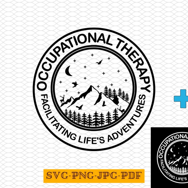 Occupational Therapy SVG, OT svg, Health care svg, Cut file, Occupation svg, Therapist svg, Therapy svg, Cricut, PNG