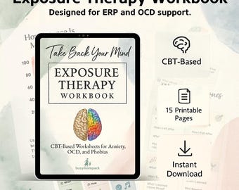 Zeszyt ćwiczeń terapii ekspozycyjnej | CBT, OCD, Lęk (do druku)