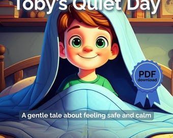 Toby's Quiet Day Storybook | ADHD & Calming Activity (PDF Pattern)