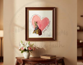 Saint Valentine Printable Artwork