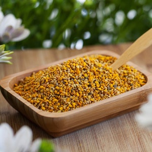 Organic Bee Pollen, Pure Honey Pollen, Village Product Authentic Foods, Traditional and Gourmet Flavor, Real Beehive Pollen