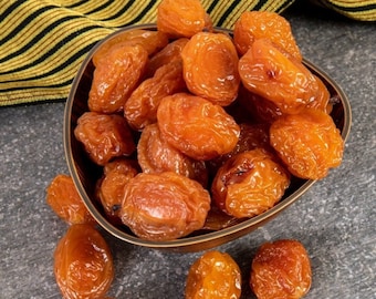 Organic Dried Yellow Plum, Homemade Dried Plum Without Additives, Authentic Village Products, Natural Dried Plum, Sun Dried, New Harvest