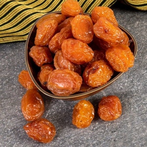 Organic Dried Yellow Plum, Homemade Dried Plum Without Additives, Authentic Village Products, Natural Dried Plum, Sun Dried, New Harvest