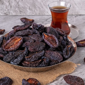 Organic Dried Plums, Homemade Dried Plums Without Additives, Authentic Village Products, Natural Dried Plums, Sun Dried, New Harvest
