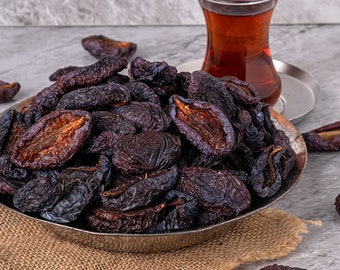 Organic Dried Plums, Homemade Dried Plums Without Additives, Authentic Village Products, Natural Dried Plums, Sun Dried, New Harvest