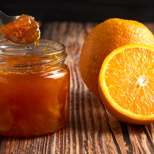 Organic Orange Jam, Homemade Pure Orange Jam, Village Product Authentic Foods, Traditional and Gourmet Orange Jam