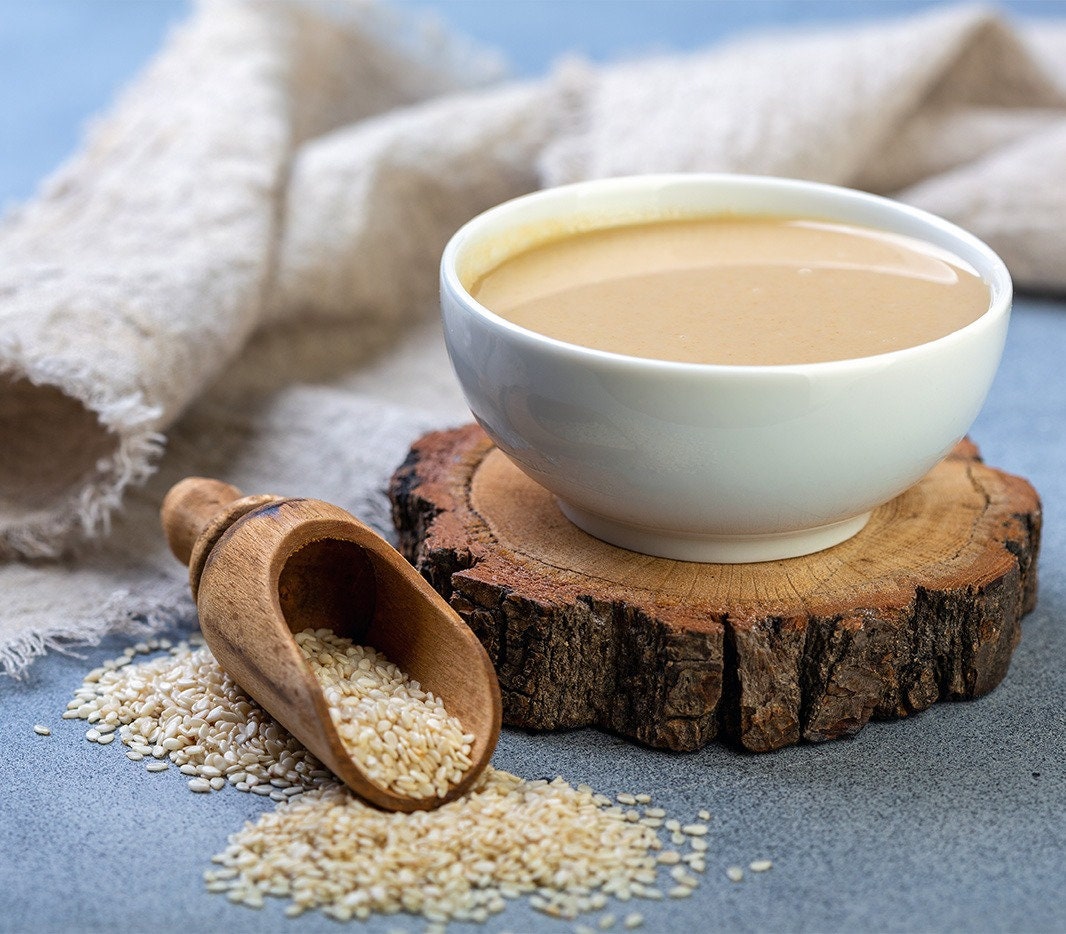 Organic Tahini, Additive-Free Sesame Tahini, Village Product Authentic Foods, Traditional and Gourmet Flavor Roasted Sesame Tahini