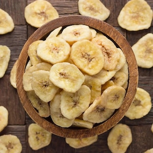 Dried Organic Banana, Homemade Dried Banana, Village Product Authentic Food, Sun Dried New Harvest Dried Banana